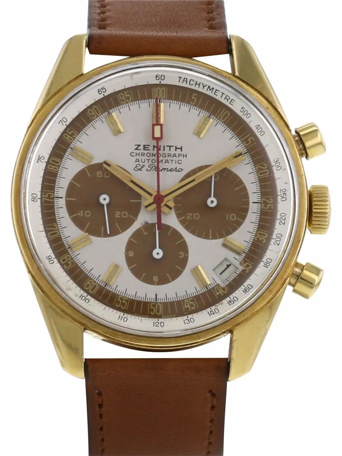 Zenith エルプリメロ クロノグラフ ウォッチ 1970年製 ビンテージ - 画像2