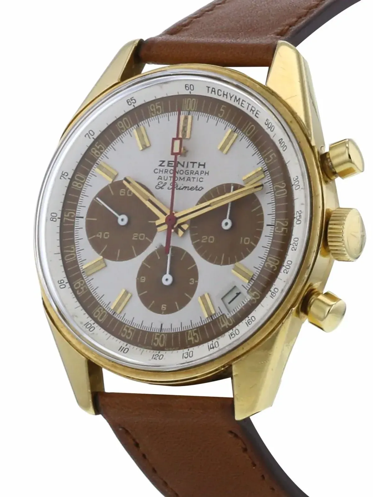 Zenith エルプリメロ クロノグラフ ウォッチ 1970年製 ビンテージ - 画像3