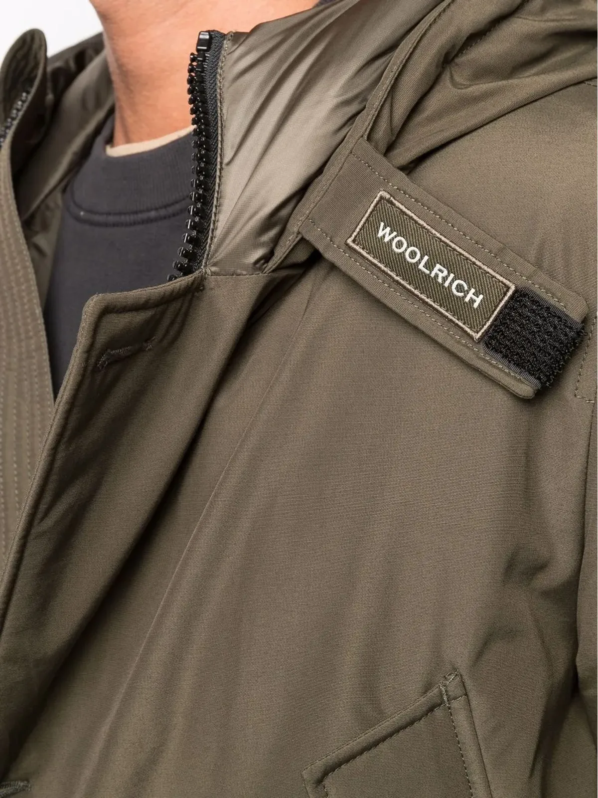 Woolrich フード付きパデッドコート - 画像5