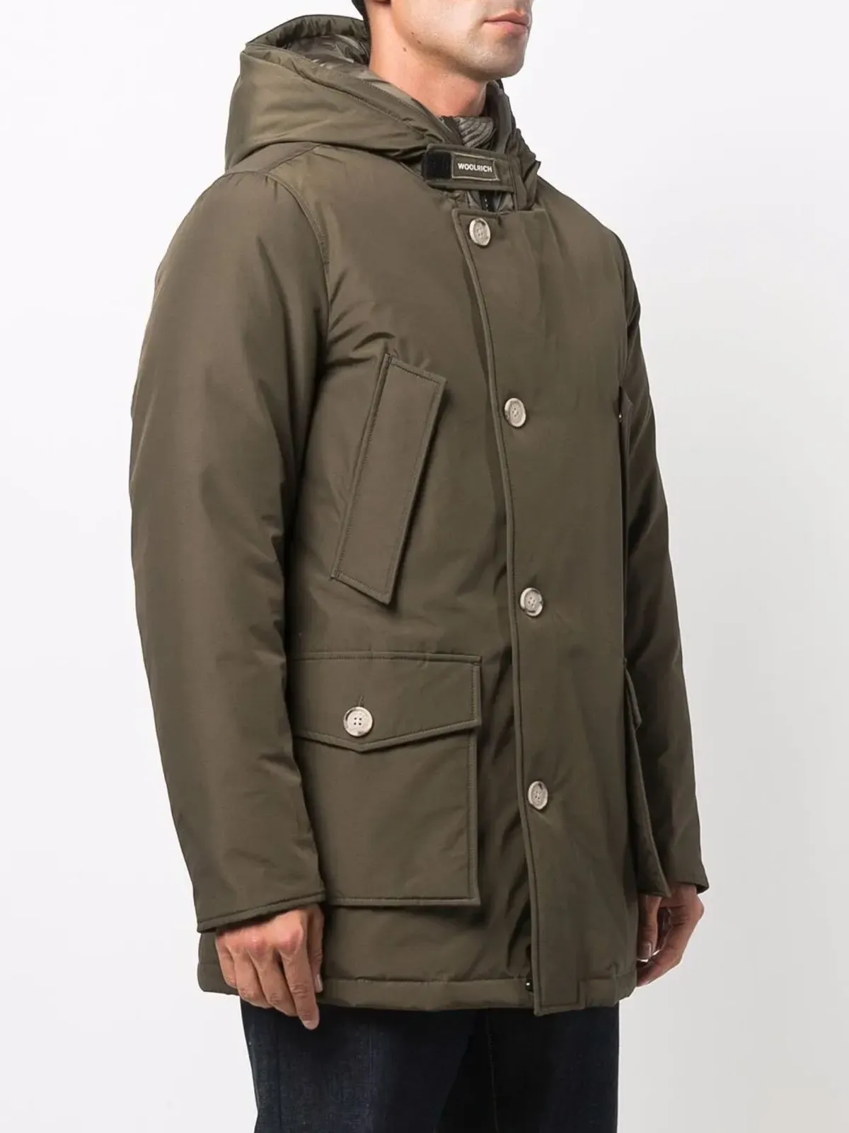 Woolrich フード付きパデッドコート - 画像3