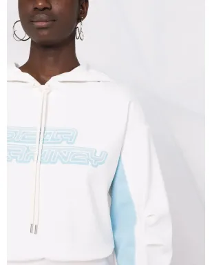 Stella McCartney ロゴプリント コットンジャージー フーディ - サムネイル5