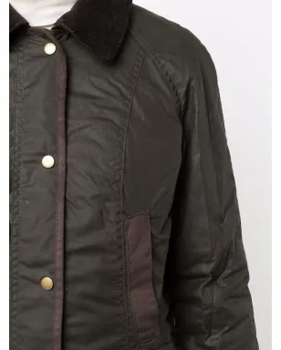 Barbour ワックス加工ボタン留めコート - サムネイル5