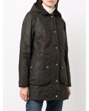 Barbour ワックス加工ボタン留めコート - サムネイル3