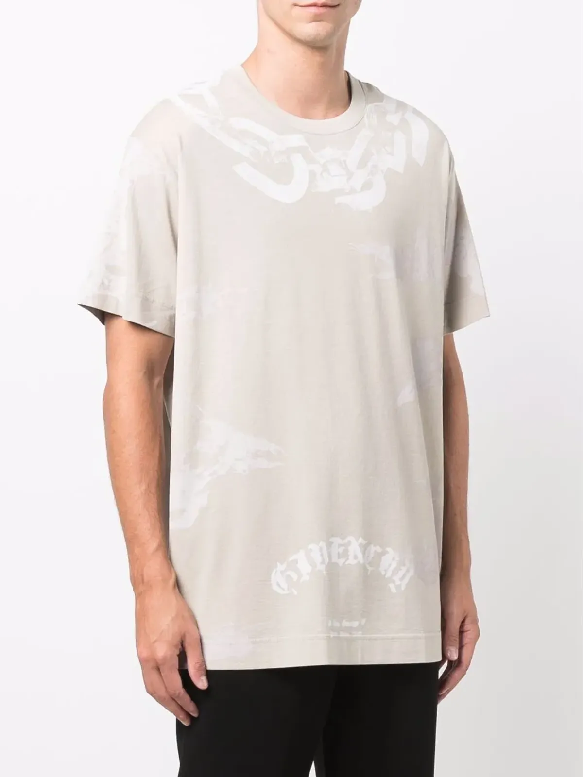 Givenchy チェーンリンクプリント ロゴ Tシャツ - 画像3