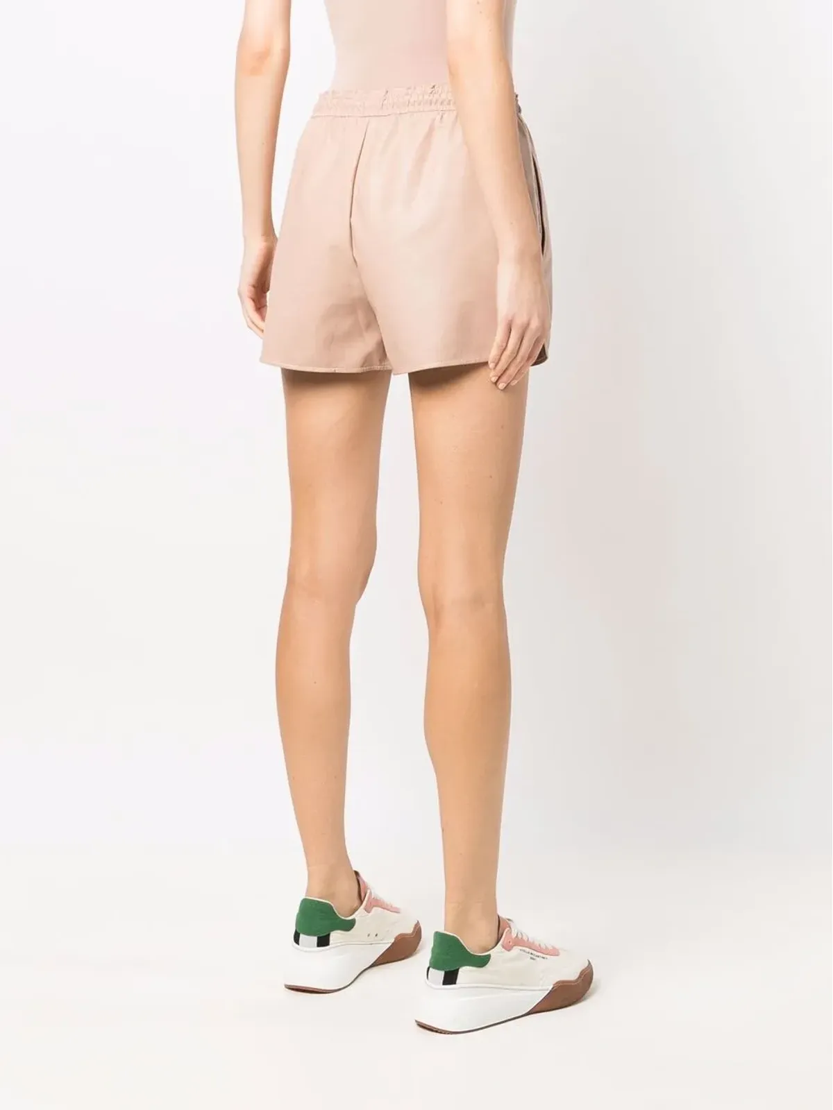 Stella McCartney アルター・マット トラックショーツ ピンク - 画像4
