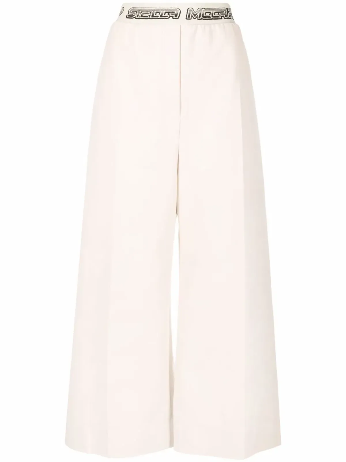 Stella McCartney ロゴ入りウエストバンド クロップドパンツ - 画像1