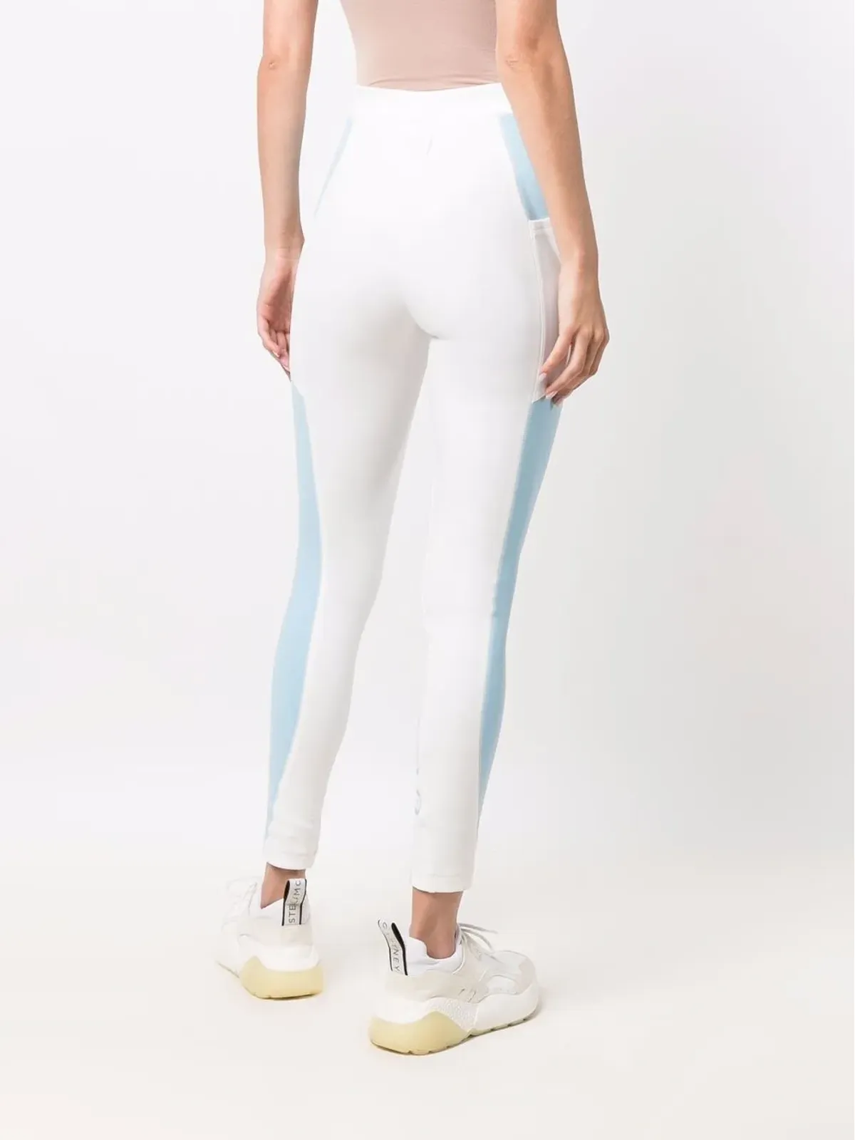 Stella McCartney ロゴプリント レギンス - White - 画像4