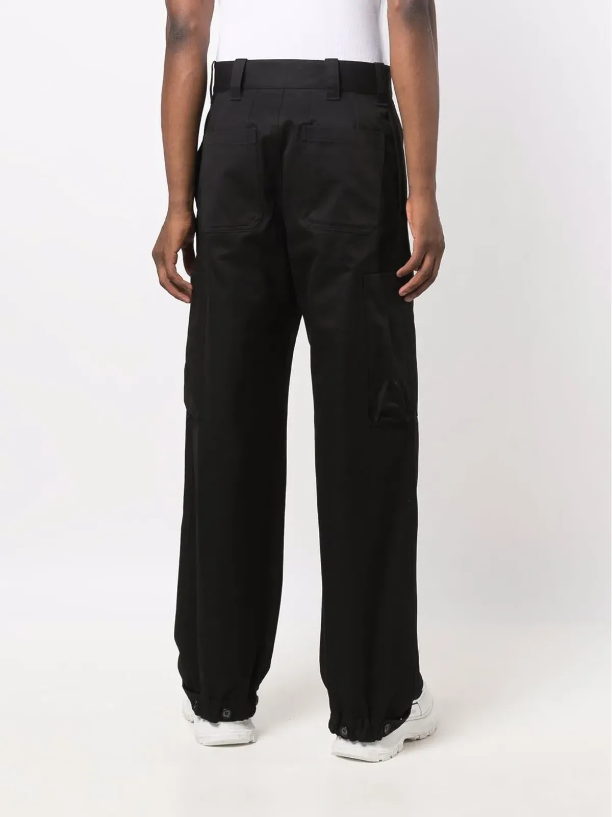 Alexander McQueen フラップポケット付きコットンパンツ - 画像4
