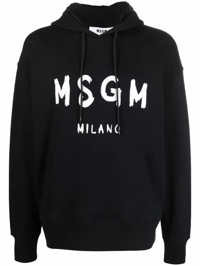 MSGM MSGM ロゴプリント フーディーの商品画像