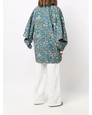 A.N.G.E.L.O. Vintage Cult 1970年代 花柄 スプリットスリーブ コート - サムネイル4
