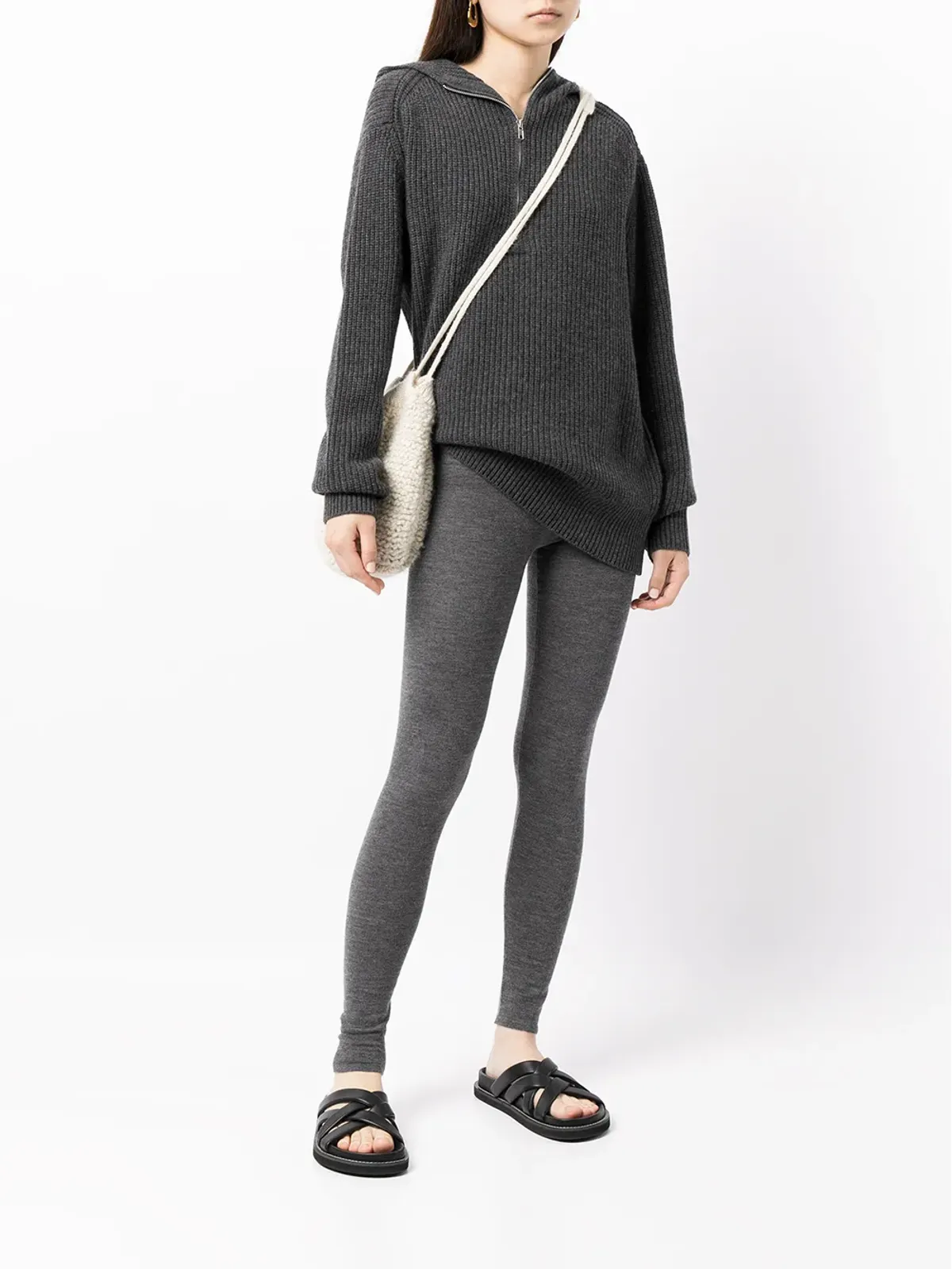 Cashmere In Love Tonya cashmere-knit leggings - 画像2
