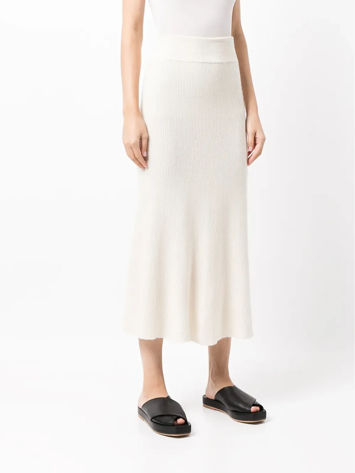 Cashmere In Love River A-line カシミヤスカート - 画像3