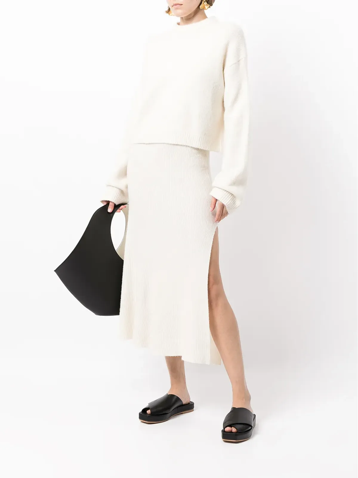 Cashmere In Love Mila cashmere cropped jumper - 画像2