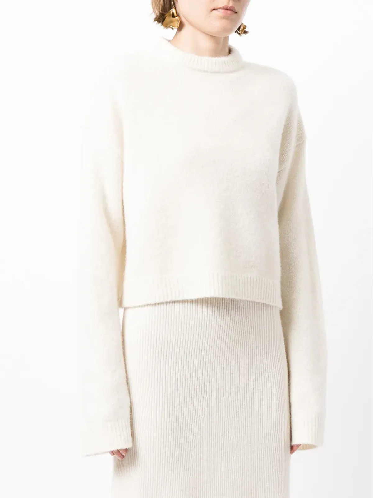 Cashmere In Love Mila cashmere cropped jumper - 画像3