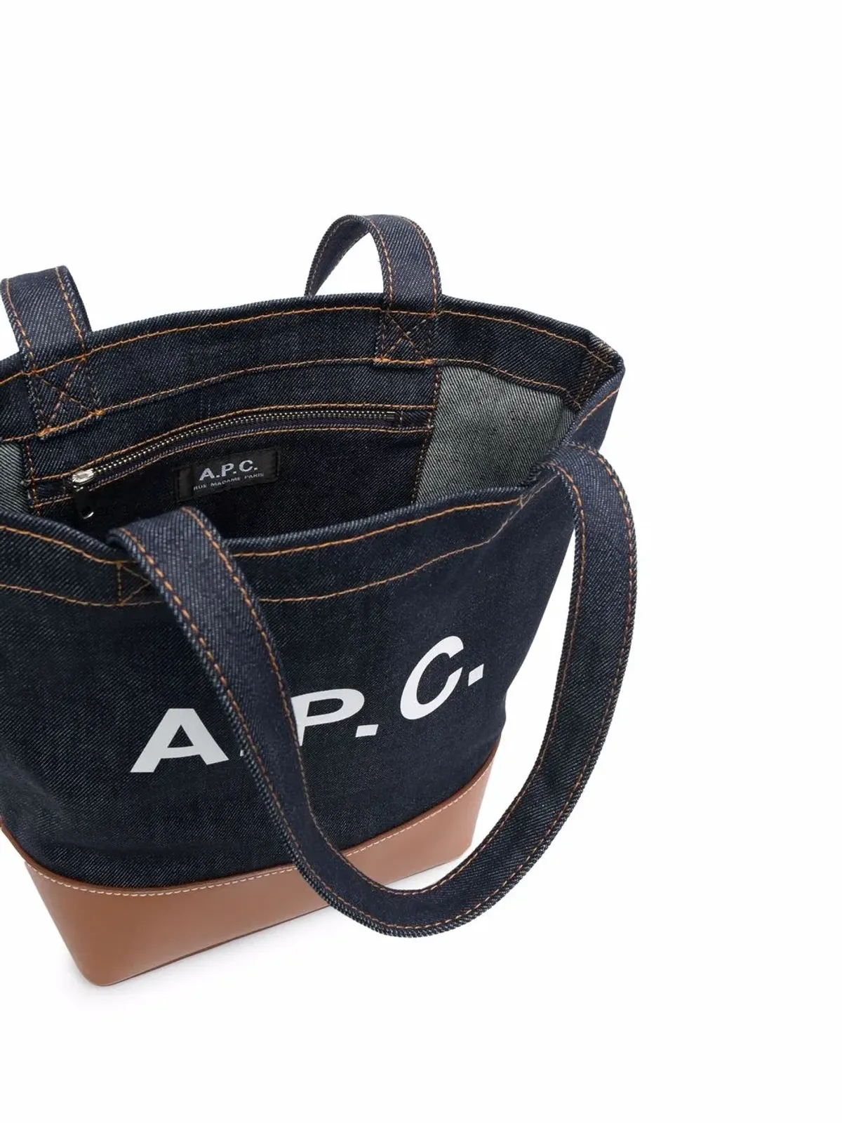 A.P.C. ロゴプリント トートバッグ - 画像5