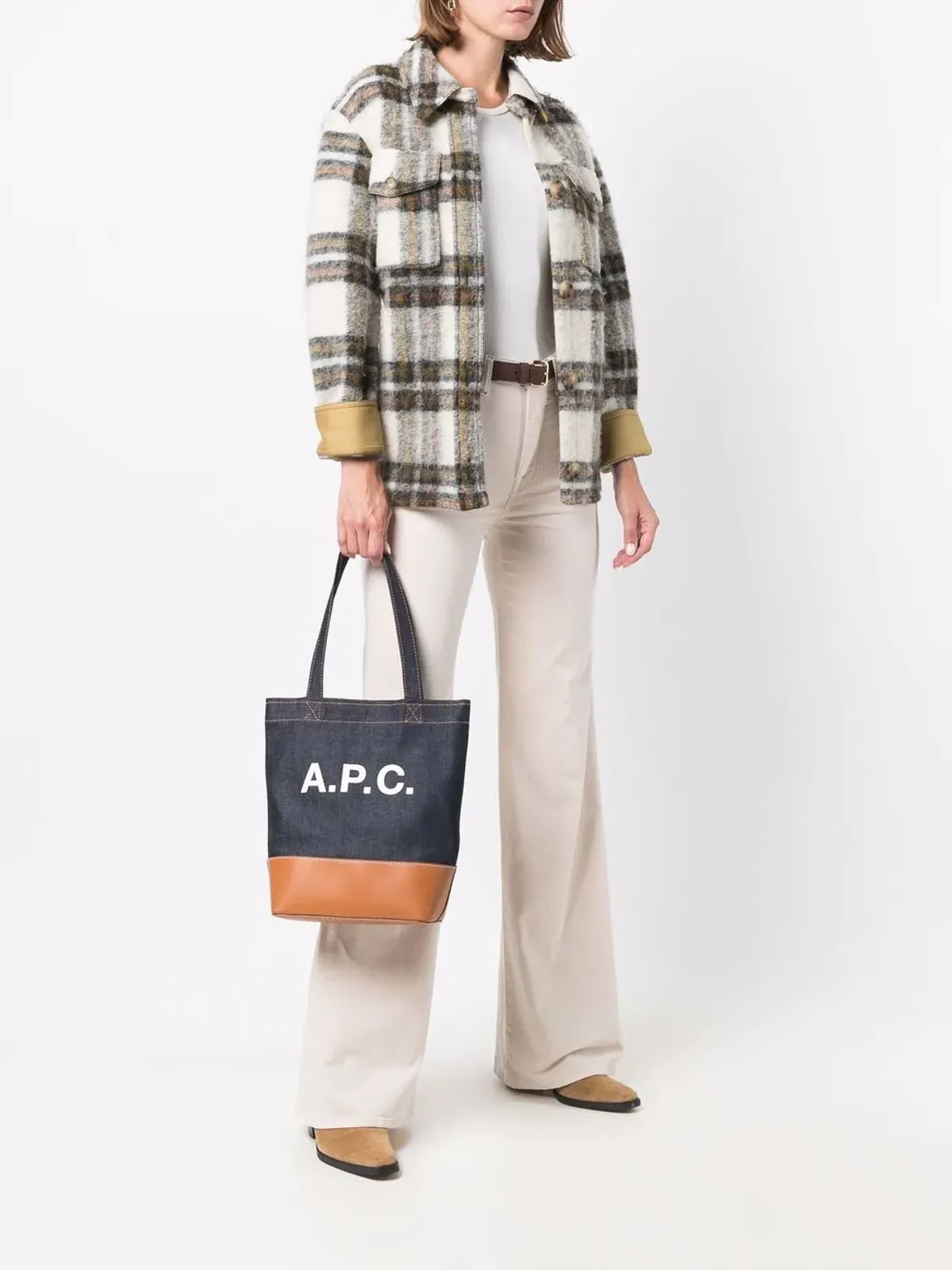 A.P.C. ロゴプリント トートバッグ - 画像2