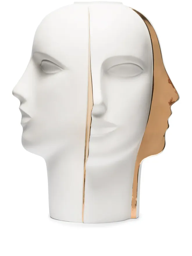 Jonathan Adler Jonathan Adler Split セラミック花瓶（ホワイト）の商品画像