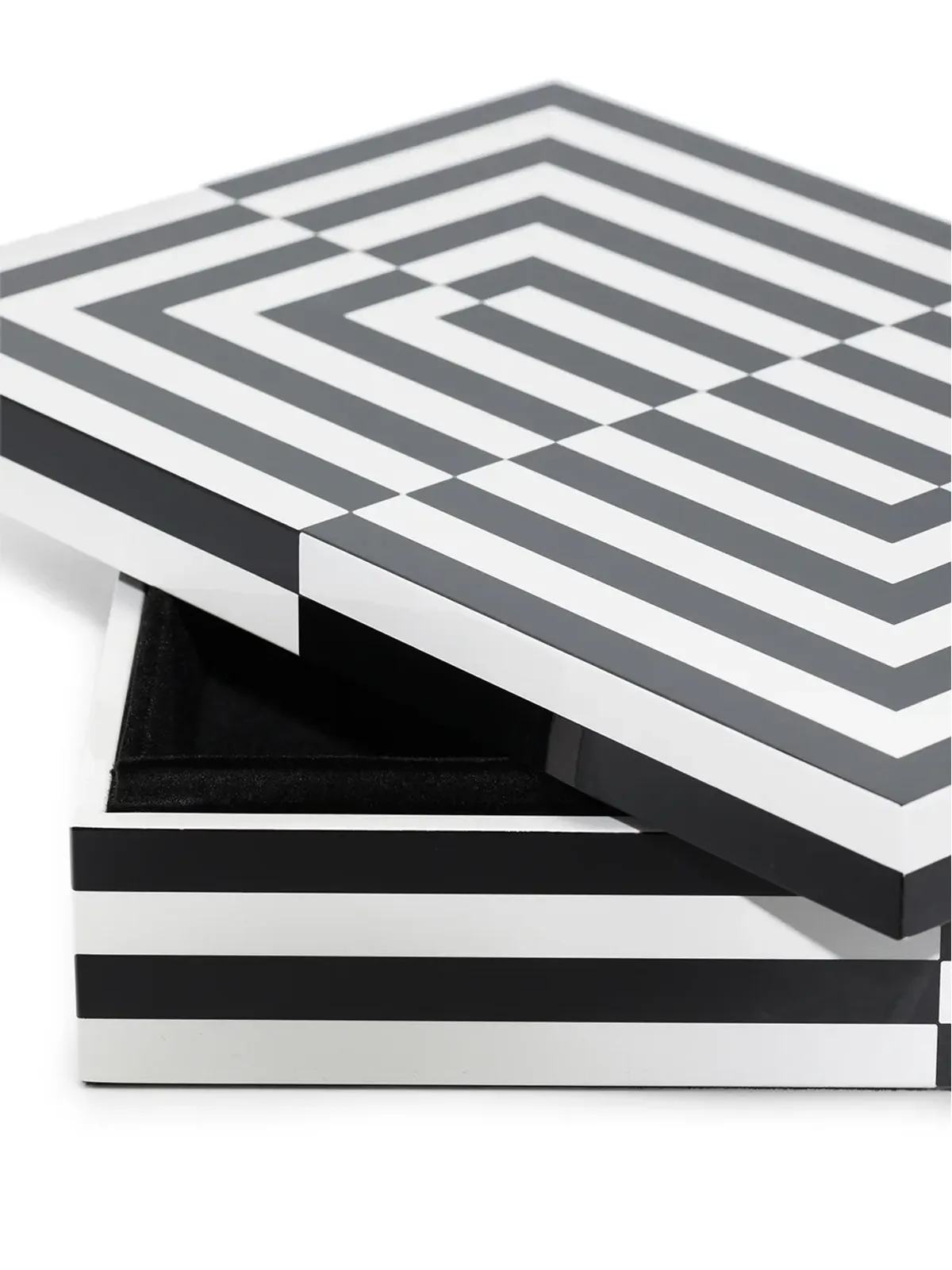 Jonathan Adler オプアート大型ラッカーボックス - 画像3