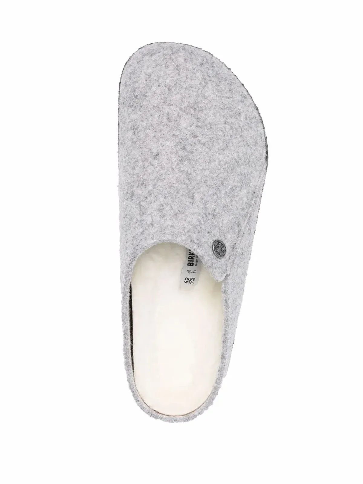 Birkenstock フェルト加工のクローズドトゥ ローファー（グレー） - 画像4