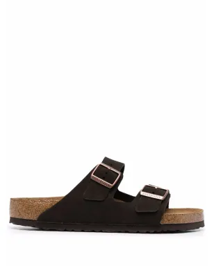 Birkenstock アリゾナ スリップオン スウェード サンダル - ブラウン - サムネイル1