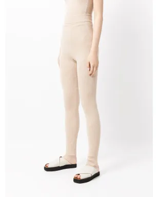 Cashmere In Love Cruz cashmere-knit leggings - Brown - サムネイル3
