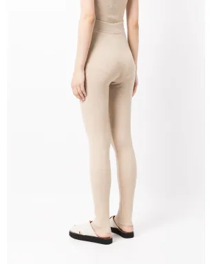 Cashmere In Love Cruz cashmere-knit leggings - Brown - サムネイル4