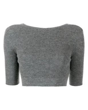 Cashmere In Love Liza オープンバック クロップトップ - サムネイル1