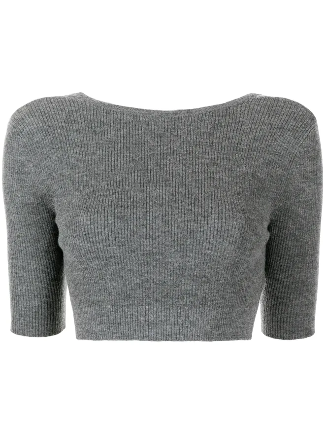 Cashmere In Love Cashmere In Love Liza オープンバック クロップトップの商品画像