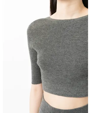 Cashmere In Love Liza オープンバック クロップトップ - サムネイル5