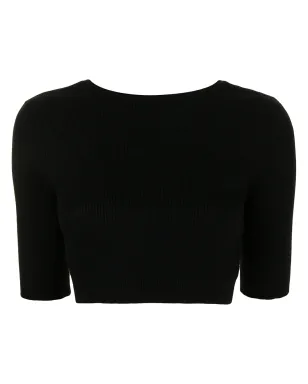 Cashmere In Love Liza スクープバック クロップトップ - サムネイル1