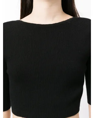 Cashmere In Love Liza スクープバック クロップトップ - サムネイル5
