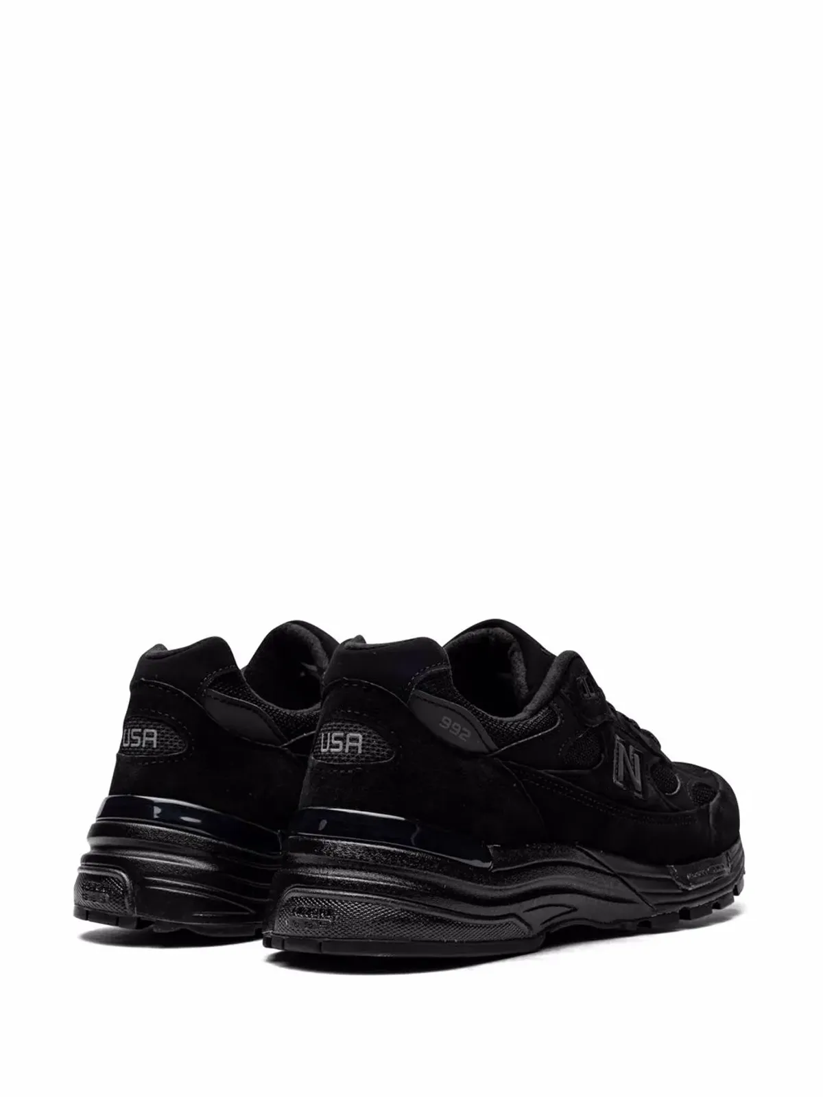 New Balance M992EA トリプルブラック スニーカー - 画像3