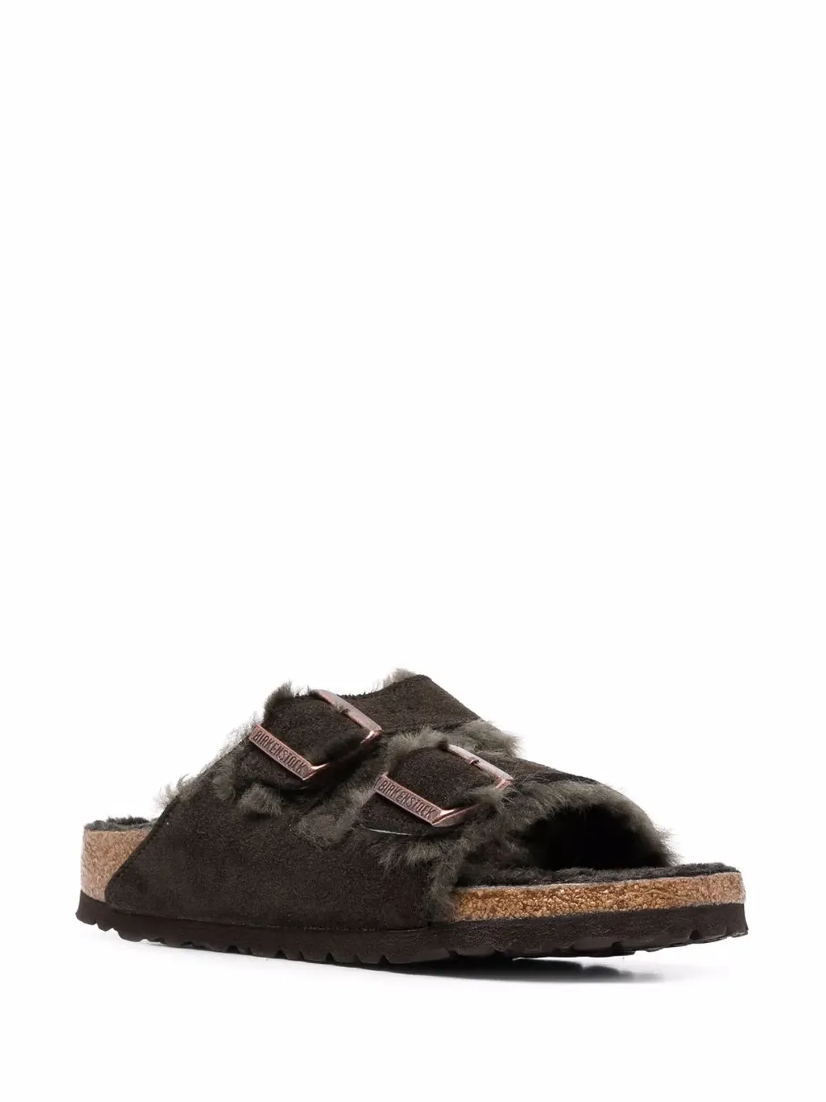 Birkenstock シアーリングライニング ダブルバックル サンダル - 画像2