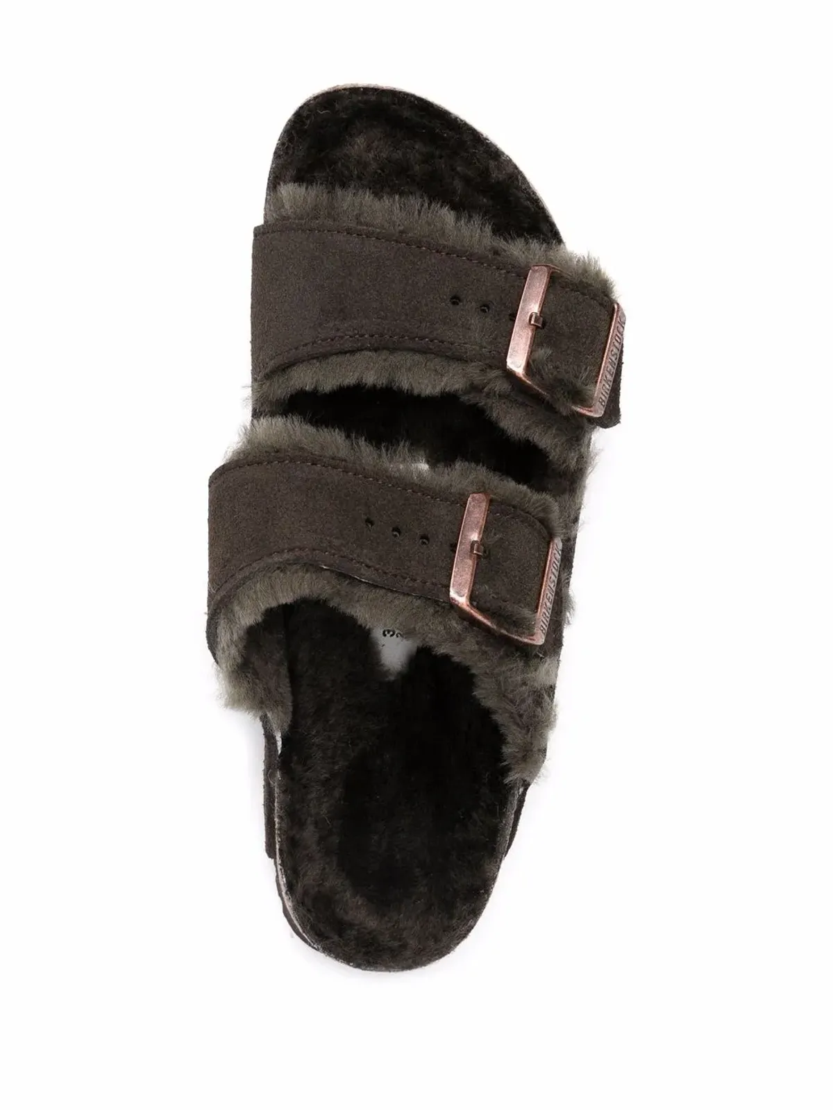 Birkenstock シアーリングライニング ダブルバックル サンダル - 画像4