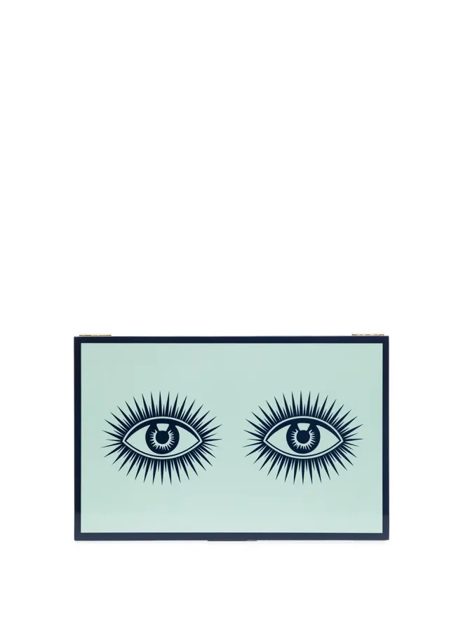 Jonathan Adler Jonathan Adler Le Wink Lacquer Jewelry Box - Blueの商品画像