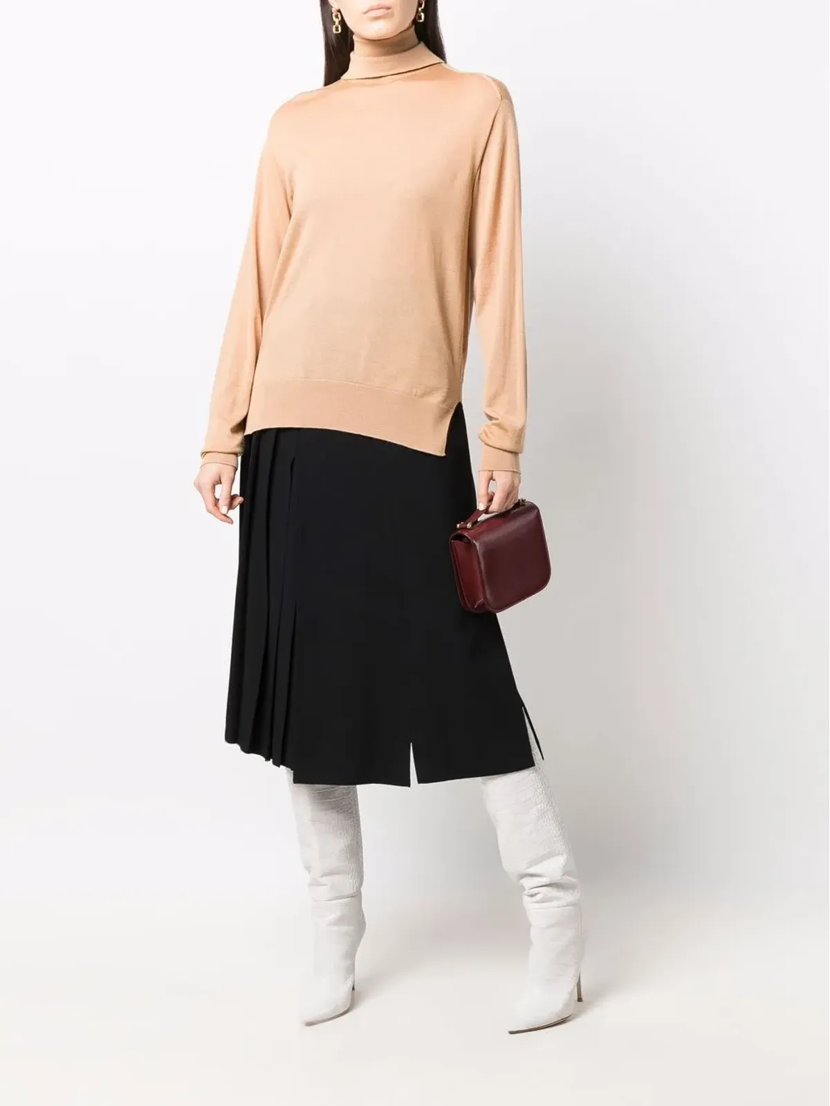Jil Sander ロールネック・ファインニット・ジャンパー - 画像2