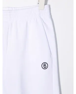MM6 Maison Margiela Kids ロゴプリント トラックパンツ - サムネイル3