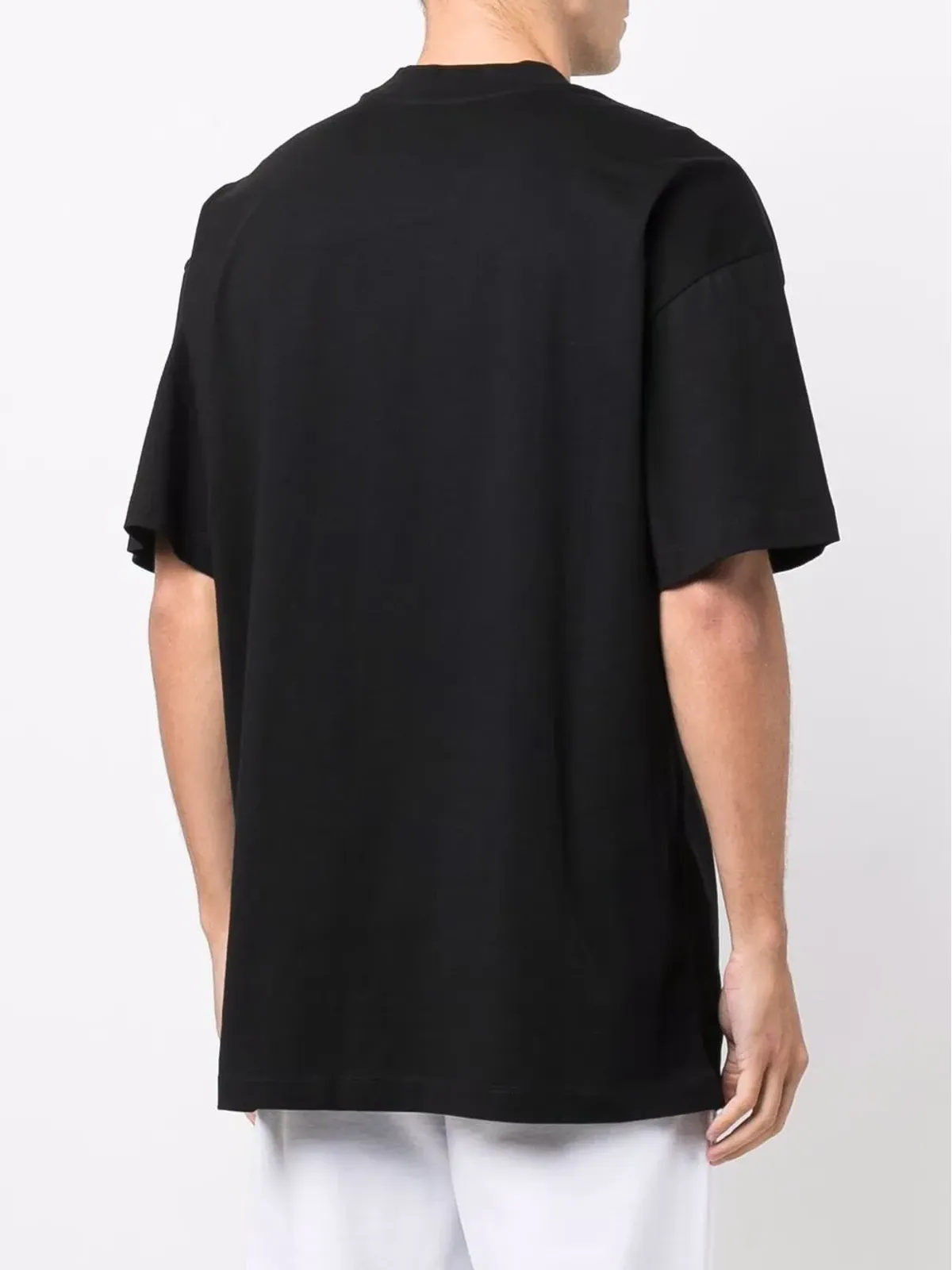 MSGM Vertigine グラフィックプリント Tシャツ - ブラック - 画像4