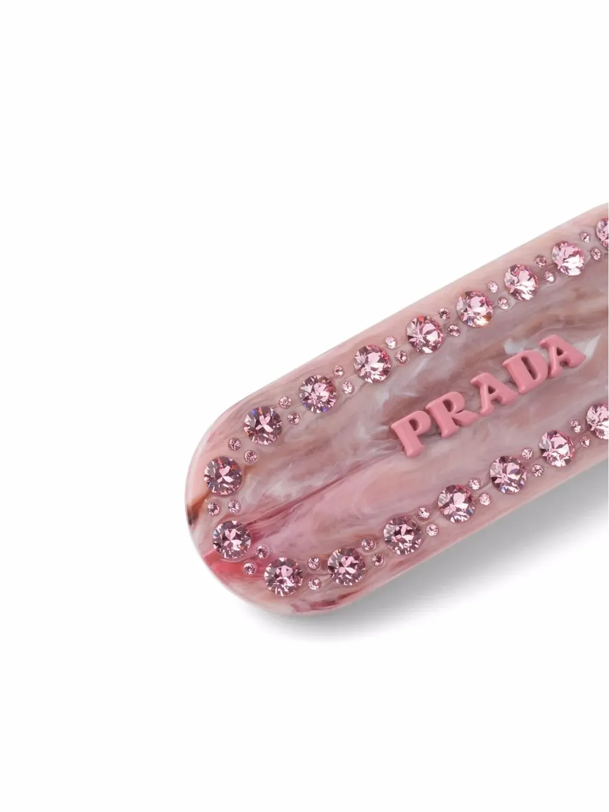 Prada ロゴ文字入りヘアクリップ - 画像2