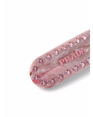 Prada ロゴ文字入りヘアクリップ - サムネイル2
