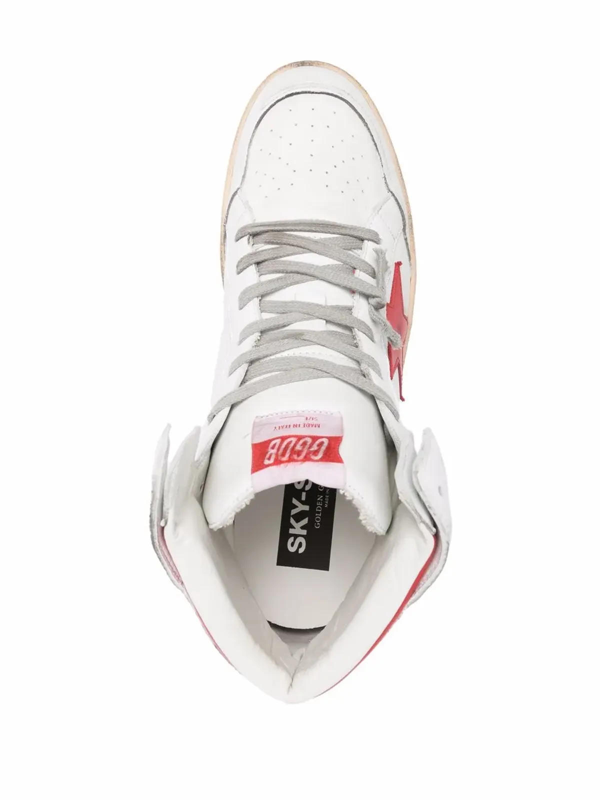 Golden Goose スカイスター ハイトップ レースアップ スニーカー - 画像4