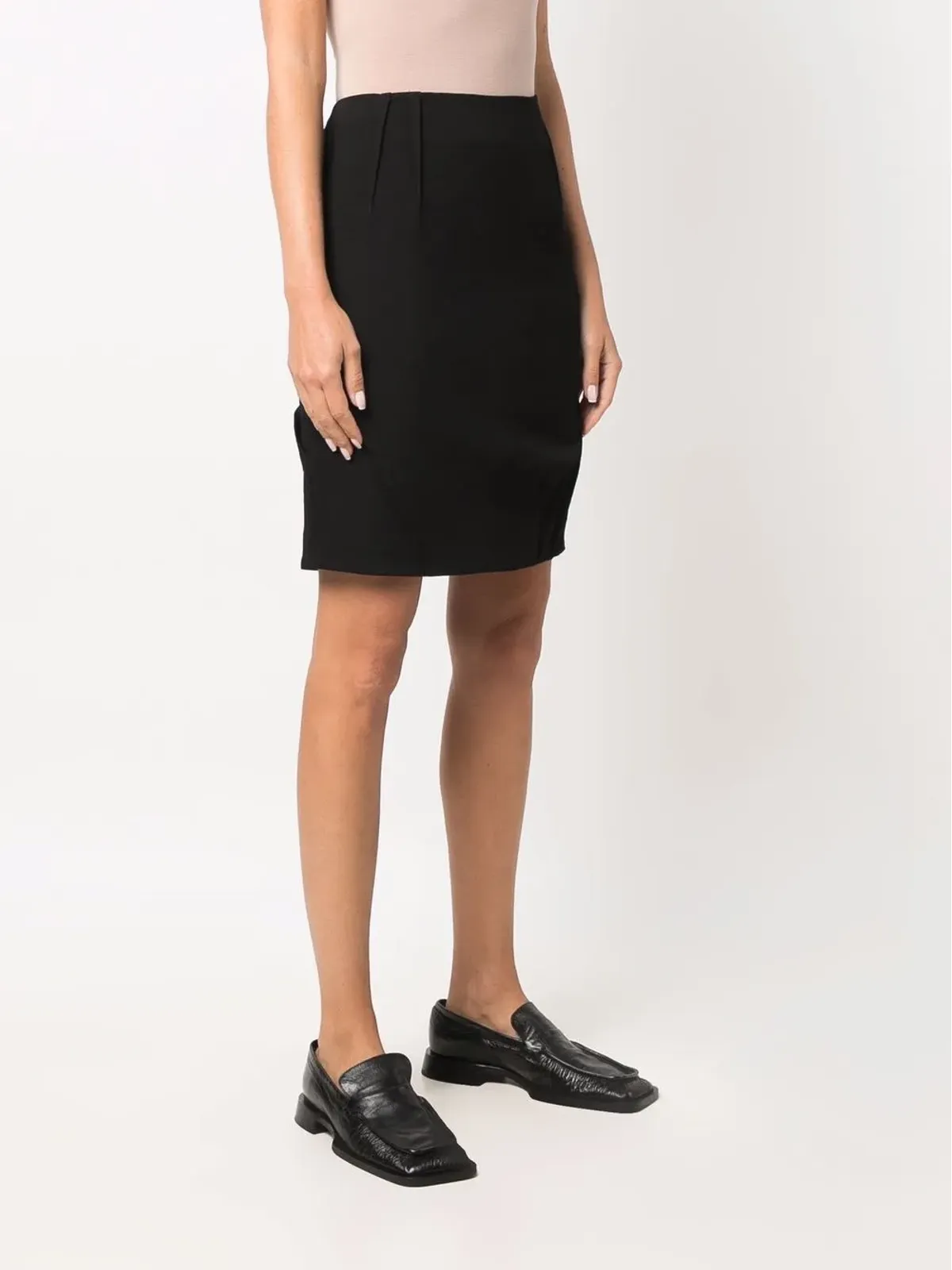Christian Dior Pre-Owned ダートディテーリング ハイウエストスカート - 画像3