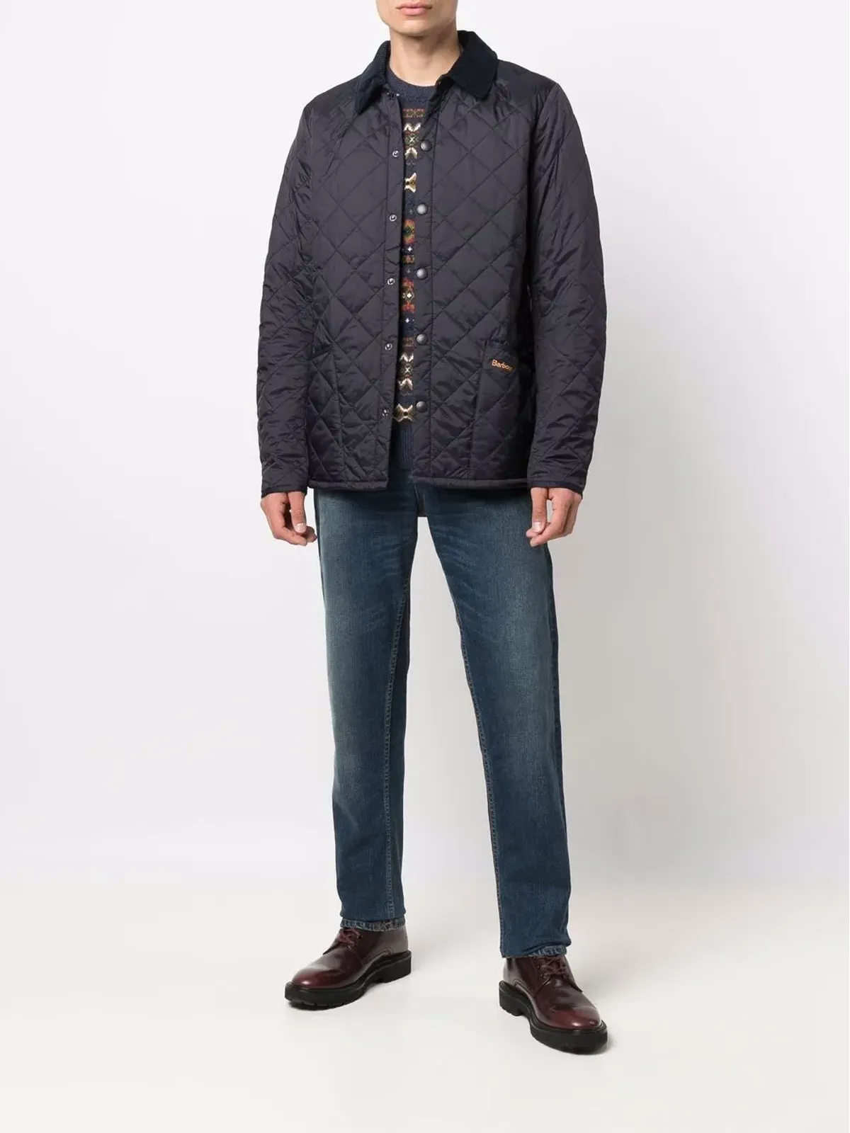 Barbour キルテッドレインジャケット - 画像2