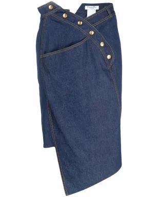 Christian Dior Pre-Owned アシンメトリーデニムスカート - サムネイル1