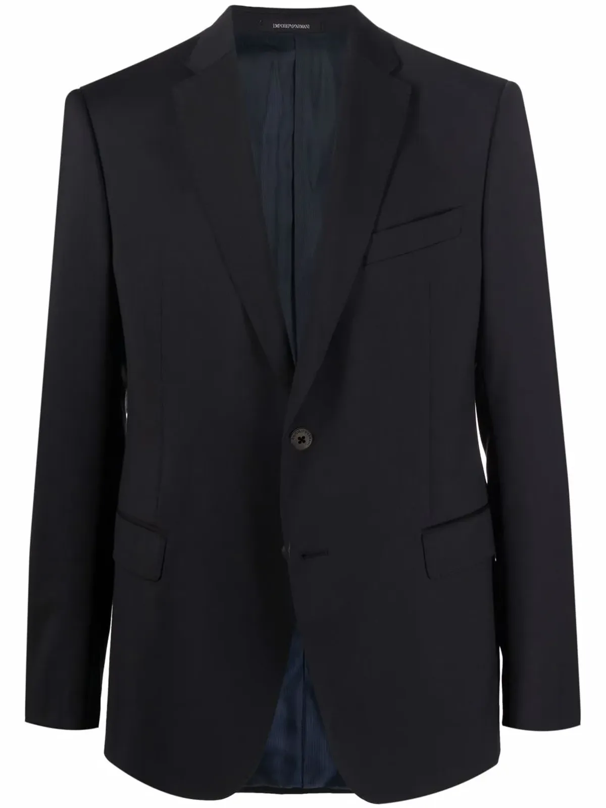 Emporio Armani フィットしたシングルブレストブレザー - 画像1