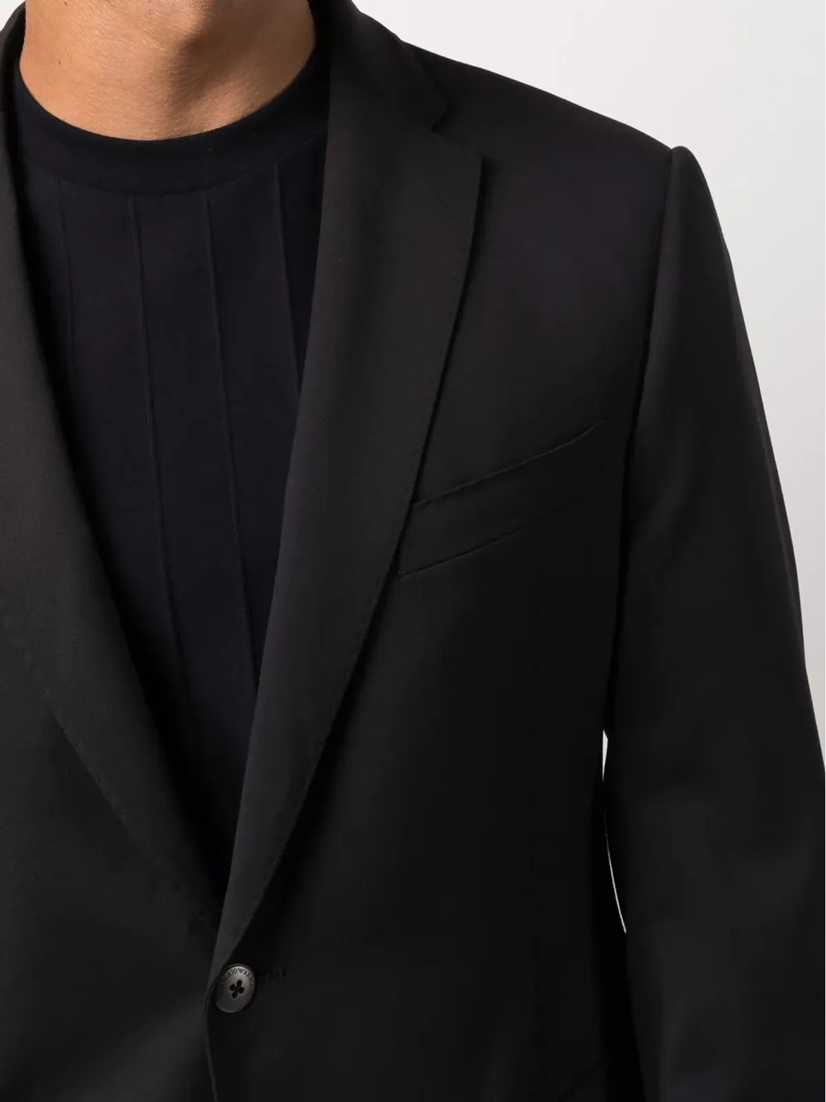 Emporio Armani フィットしたシングルブレストブレザー - 画像5