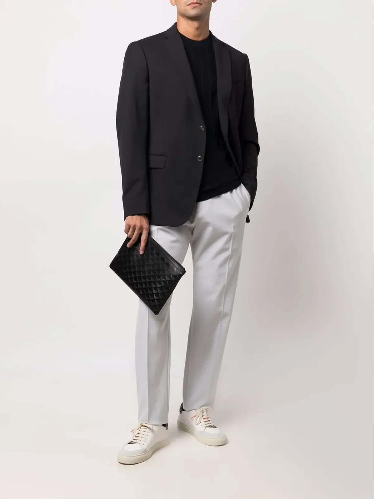 Emporio Armani フィットしたシングルブレストブレザー - 画像2