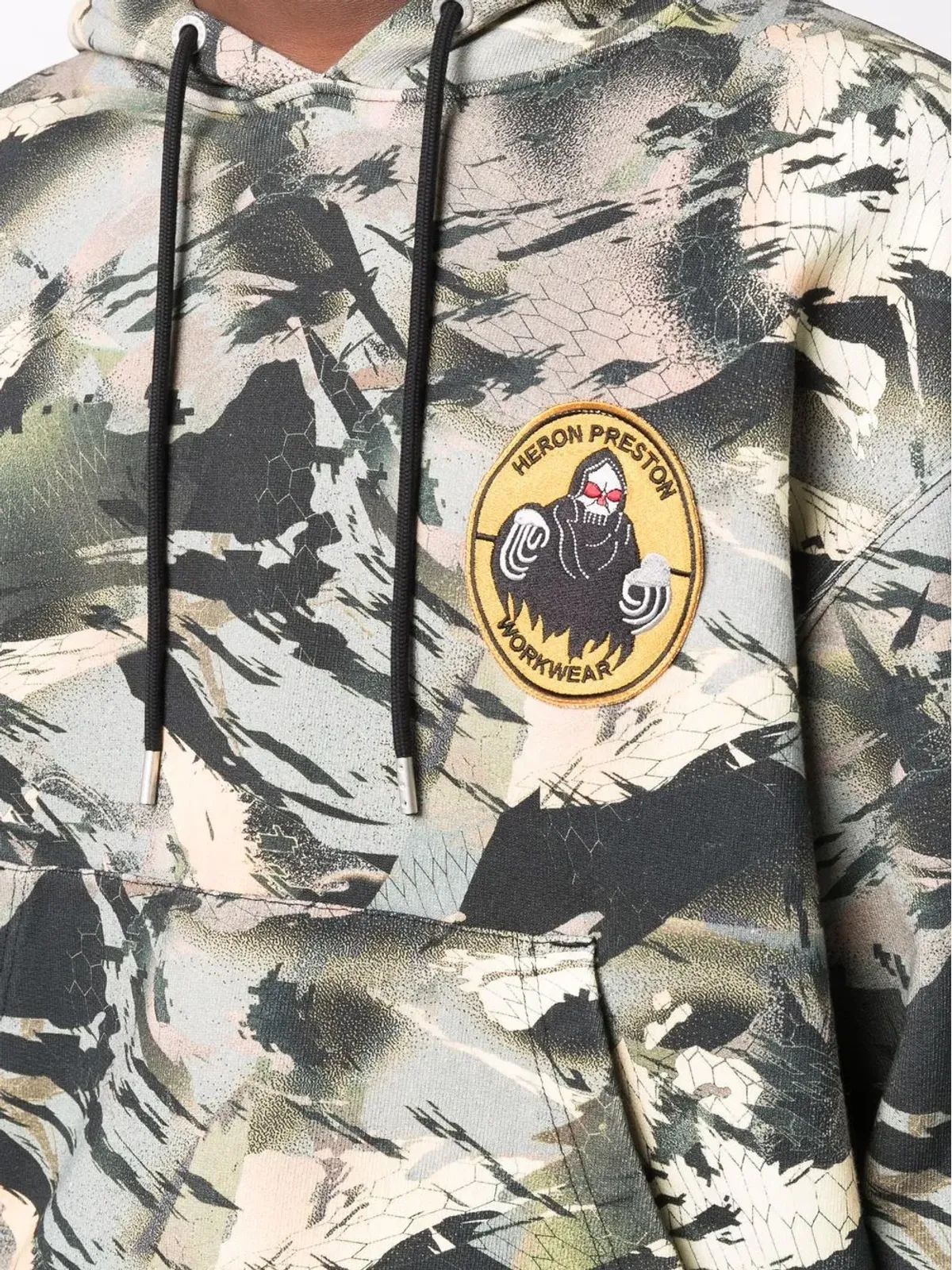 Heron Preston 迷彩プリントフーディ - 画像5