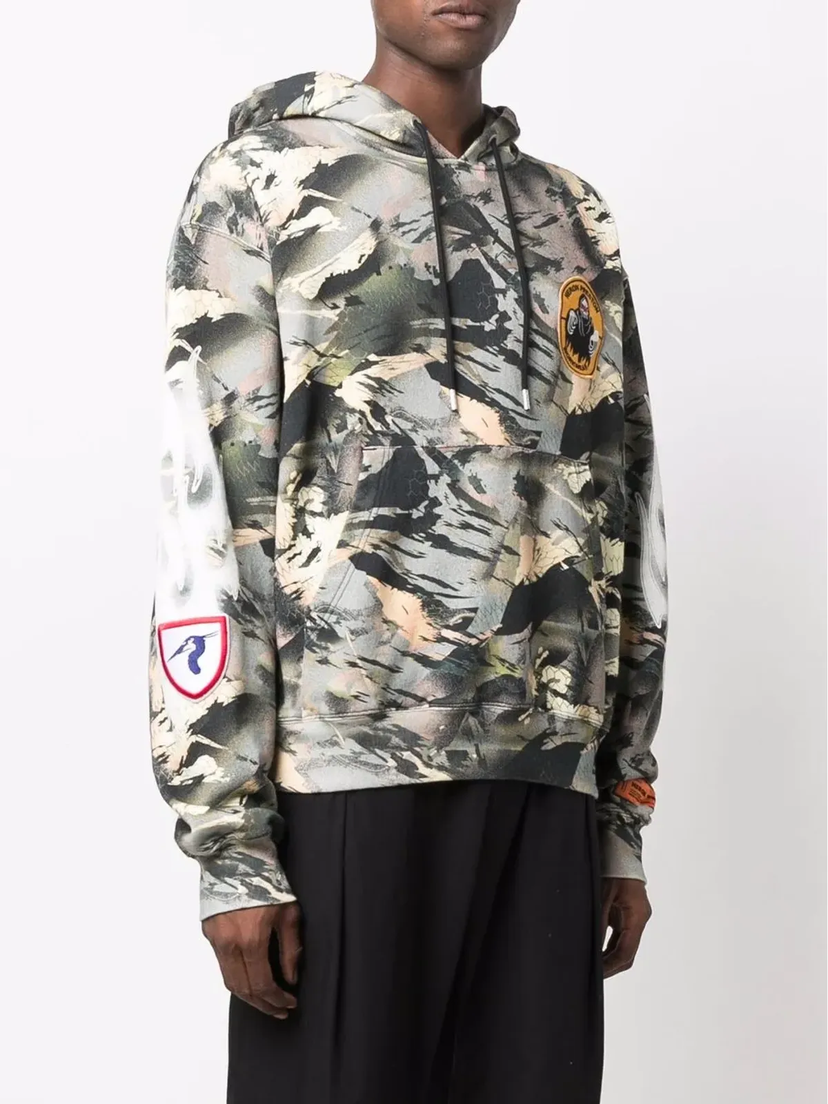 Heron Preston 迷彩プリントフーディ - 画像3