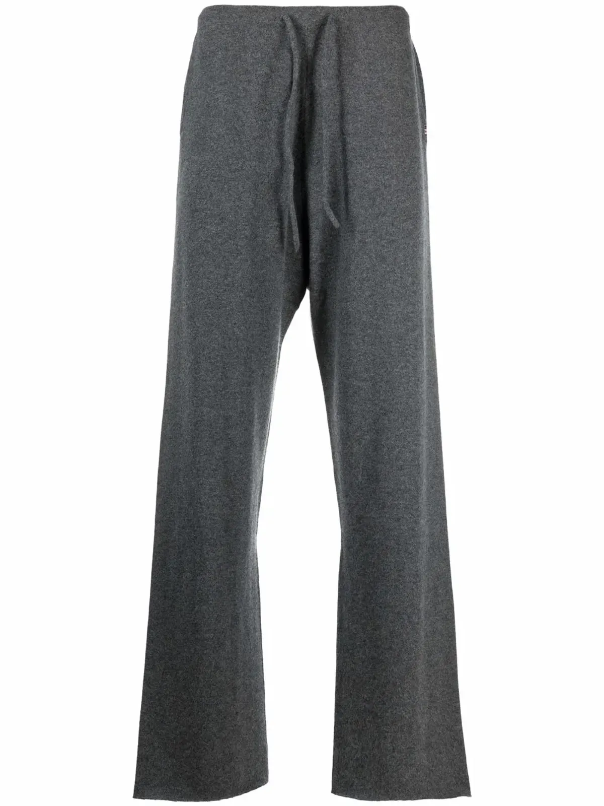 extreme cashmere カシミヤブレンド ストレートレッグ トラックパンツ - 画像1